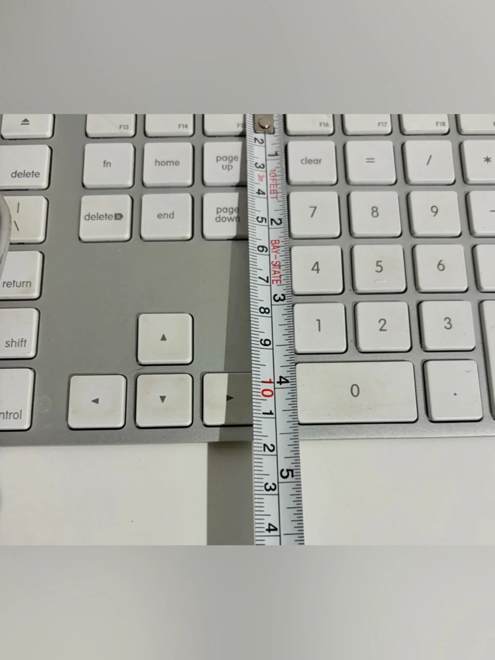 Genuine A1243 Apple Aluminum Wired Keyboard Numeric Keypad USB Mac 2007 US